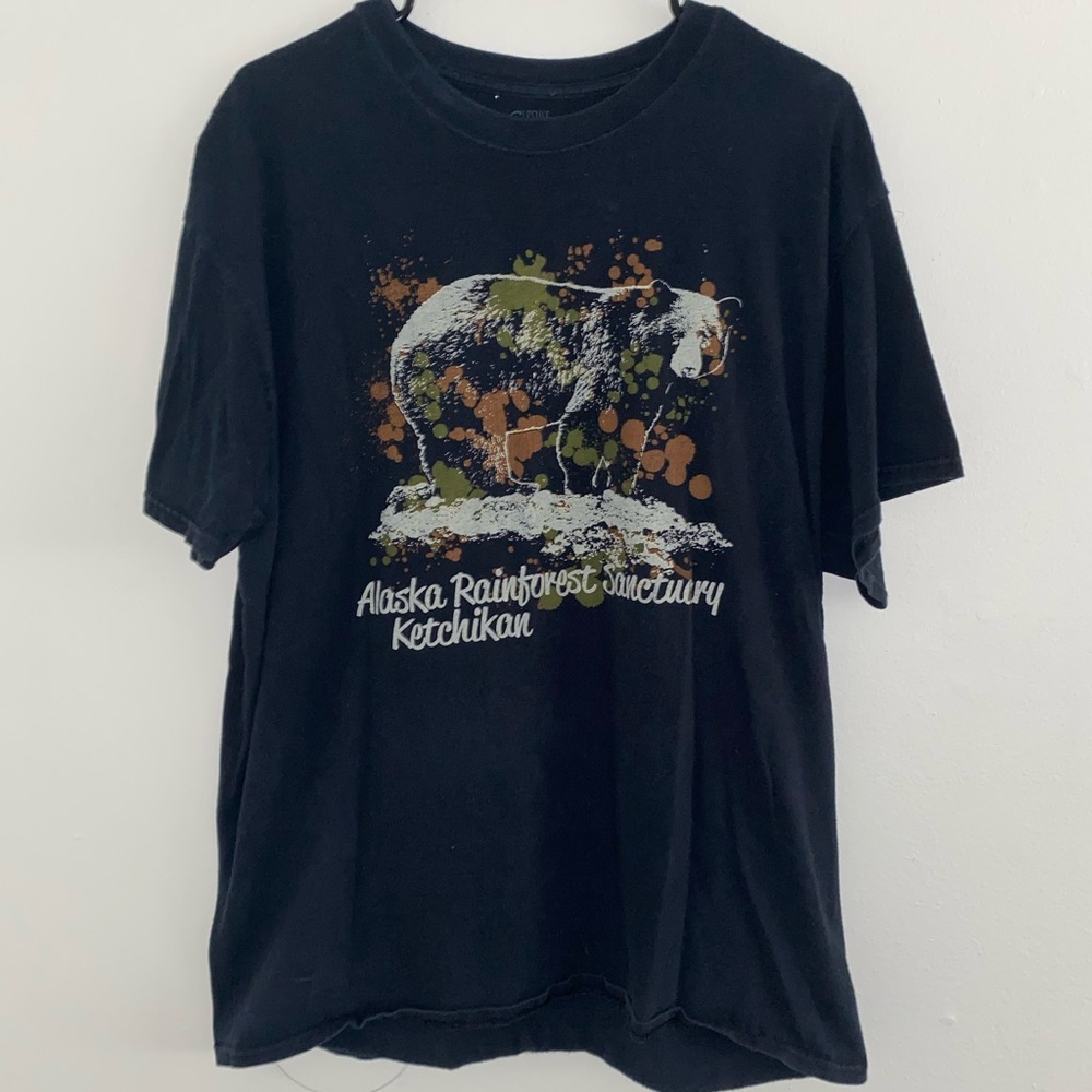 Alaska Rainforest Sanctuary Tee Shit Men’s Size XL
